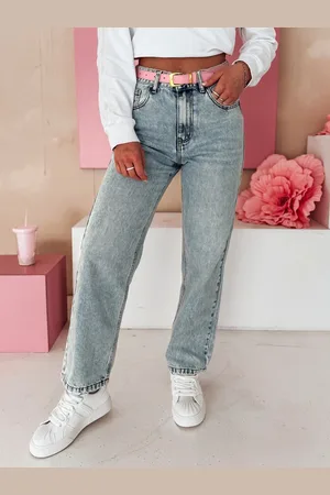 Basics from Amsterdam Dámské modré mom fit džíny MERTINE UY2503