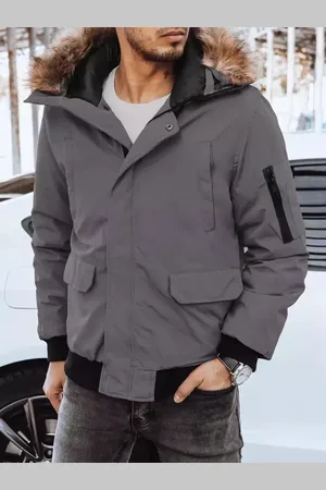 Basics from Amsterdam Šedá krátká parka TX4306
