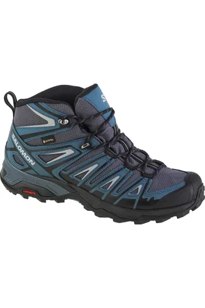 Salomon Modrá turistická vysoká obuv X Ultra Pioneer Mid GTX 471964