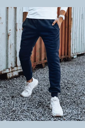 Basics from Amsterdam Tmavě modré pánské jogger tepláky UX4432