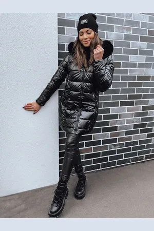 Basics from Amsterdam Černá lesklá prošívaná bunda ODYSSEY TY4083