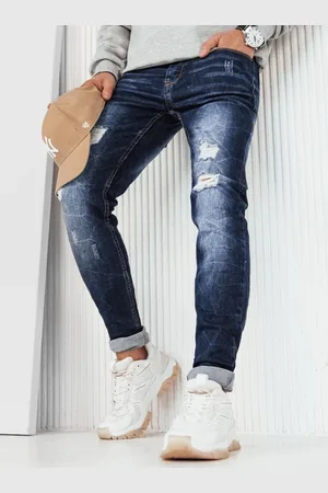 Basics from Amsterdam Tmavě modré pánské džínové kalhoty UX3916