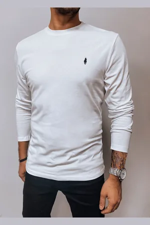 Basics from Amsterdam Bílé tričko s malou nášivkou LX0564