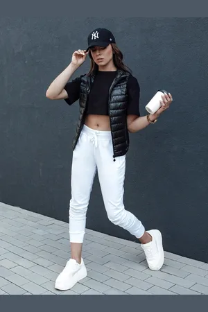 Basics from Amsterdam Černá dámská prošívaná vesta se stojáčkem STYLISHZ TY4440