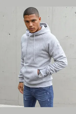 Basics from Amsterdam Světle šedá mikina s kapucí BX5481