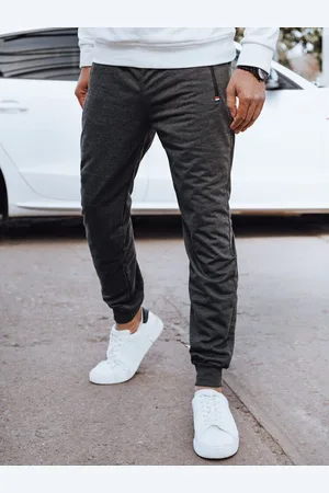 Basics from Amsterdam Tmavě šedé pánské jogger tepláky UX4270