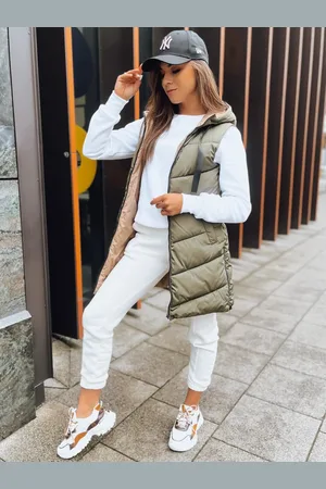 Basics from Amsterdam Khaki-béžová oboustranná vesta ONADE TY3724