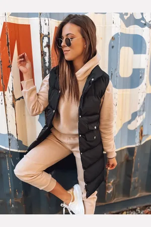 Basics from Amsterdam Černá dámská prošívaná zimní vesta TY2391