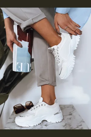 Basics from Amsterdam Bílé sneakersy na platformě LIZZE ZY0458