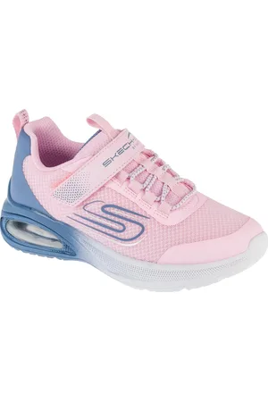 Skechers Růžovo-fialové dětské tenisky Microspec Max Advance - Fly 3 303595L-LPGY