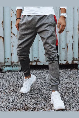 Basics from Amsterdam Pánské tmavě šedé tepláky UX4127