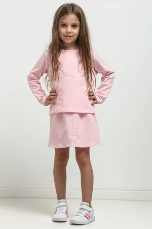 Tessita Světle růžová dívčí lehká mikina - máma a dcera MMD41 - light pink Rozmiar: 104