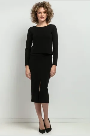 Tessita Černá dámská lehká mikina - máma a dcera MMM41 - black Rozmiar: 3XL
