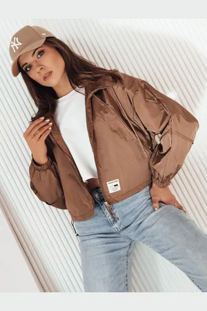 Basics from Amsterdam Hnědá crop bunda ISCAR TY4234