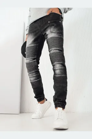 Basics from Amsterdam Černé prošívané joggery UX4222