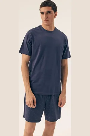 HENDERSON BARACCO Pánské krátké pyžamo se vzorovanými kraťasy Core 42601 Shore kr/r M-2XL