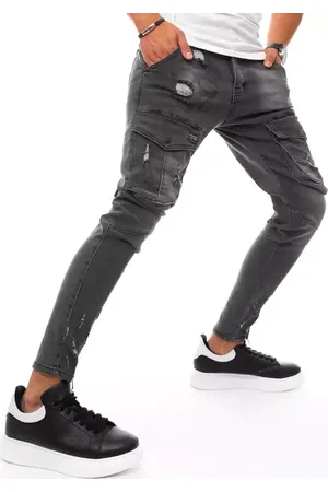 Basics from Amsterdam Černé pánské džíny s kapsami UX3291