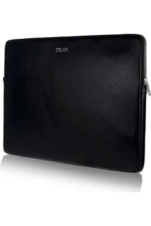 Solier Kožené černé pouzdro pro notebook 15" SA23A 15CALI BLACK