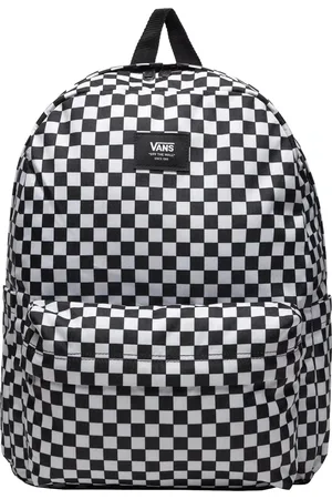 Vans Bílo-černý kostkovaný batoh Old Skool Check Backpack VN000H4XY281