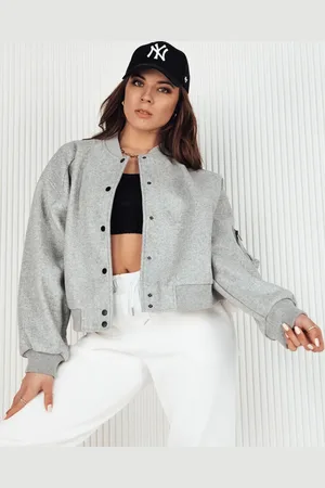 Basics from Amsterdam Šedá bomber bunda BONDAI TY4146