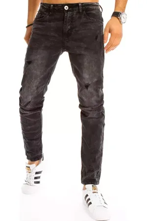 Basics from Amsterdam Černé džíny s děrováním UX3211