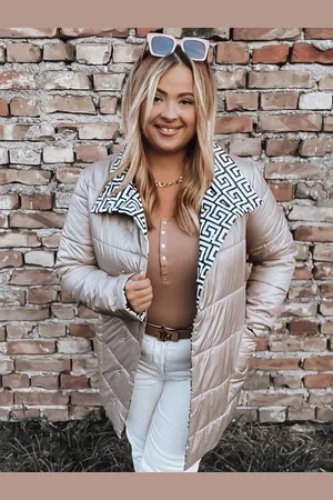 Basics from Amsterdam Světle hnědá prošívaná přechodová bunda VETIS TY2977