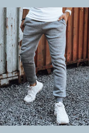Basics from Amsterdam Světle šedé pánské jogger tepláky UX4430