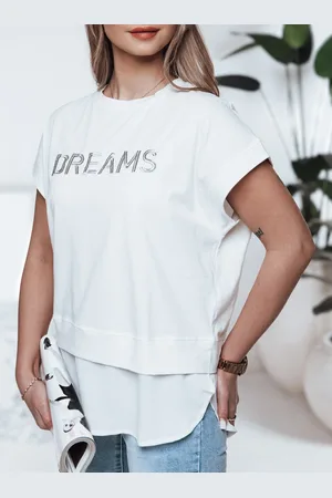 Basics from Amsterdam Smetanové dámské tričko s podšívkou DREAMY RY2521