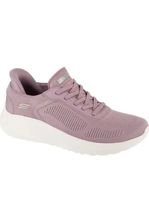 Skechers Růžové dámské tenisky Slip-Ins: BOBS Sport Squad Chaos - Current Muse 117497-LAV