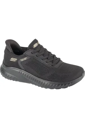 Skechers Černé dámské tenisky Slip-Ins: BOBS Sport Squad Chaos - Current Muse 117497-BBK