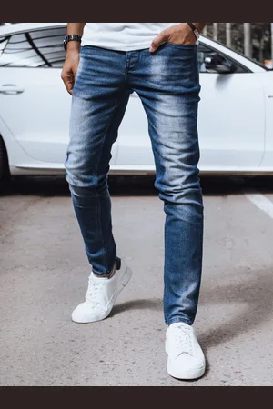 Basics from Amsterdam Tmavě modré džínové kalhoty UX4227