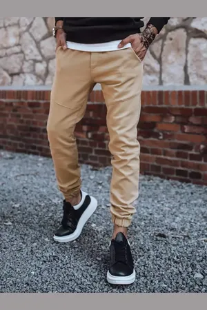 Basics from Amsterdam Pánské béžové joggery UX3301
