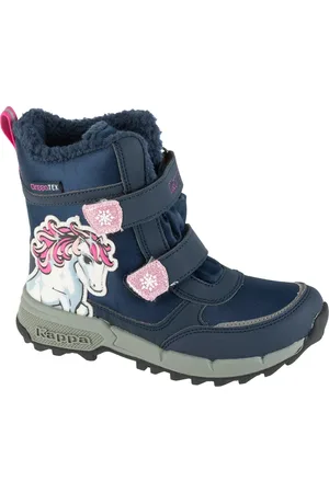 Kappa Tmavě modré dívčí zimní boty Flake II Tex K 261045K-6722