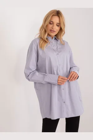 Basics from Amsterdam Šedá prodloužená košile -BA-KS-0378.60-grey