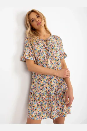 Sublevel Lehké šaty s květinovým potiskem -D73771M30306C-floral