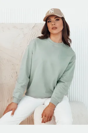 Basics from Amsterdam Světle zelená dámská mikina SWAN BY1293