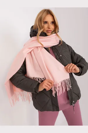 Italy Moda šála s třásněmi -AT-SZ-23185.90P-light pink