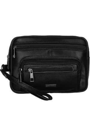 ROVICKY Pánská černá kožená etue R-13211-2129 BLACK