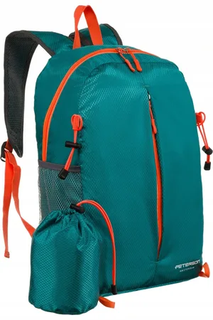 Peterson Tyrkysový turistický voděodolný batoh PTN 23006