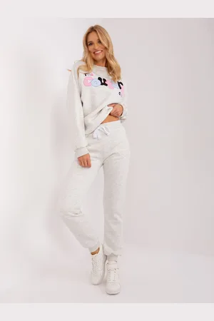 Basics from Amsterdam Světle šedá tepláková souprava EM-KMPL-756.95P-light grey