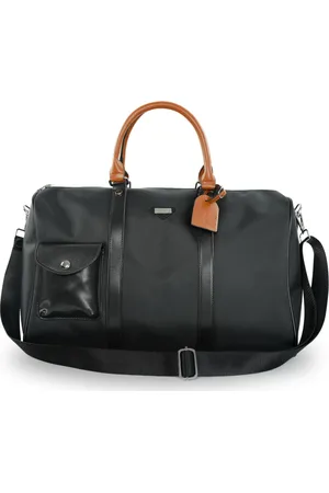 Solier Stylová a funkční černá cestovní taška FB49 BARRLEY BLACK 805