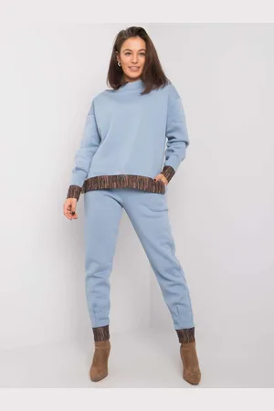 Fancy Světle modrá dámská tepláková souprava FA-KMPL-6497.05P-light blue