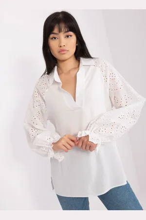 Basics from Amsterdam Halenka s madeirovými rukávy LK-BZ-509328.20-ecru