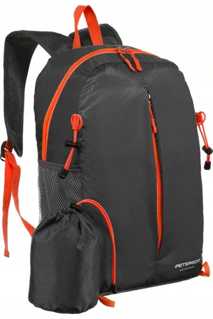 Peterson šedý turistický voděodolný batoh PTN 23006