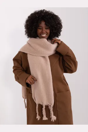 Italy Moda Béžová šála s copy -AT-SZ-2313502.20P-dark beige