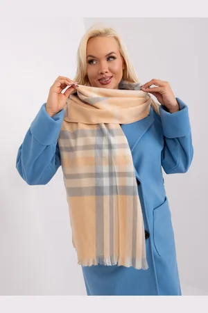 Italy Moda Broskvová vzorovaná šála AT-SZ-23125-1.26-peach