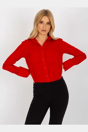Basics from Amsterdam Červená košile s dlouhým rukávem LK-KS-508148.12P-red