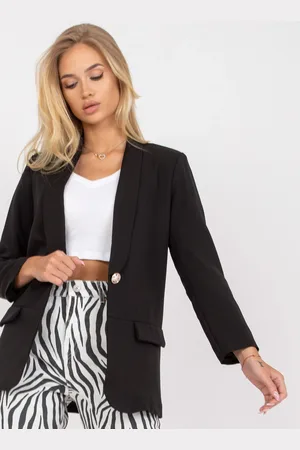 Italy Moda Černé elegantní sako -DHJ-MA-15621.12X-black