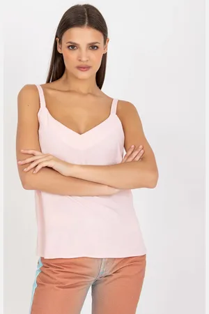 Basics from Amsterdam Světle růžové dámské tílko LK-TP-508156.64-light pink