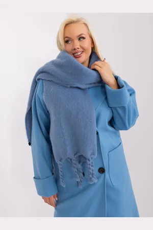 Italy Moda Modrá šála s copy AT-SZ-2313502.71P-dark blue